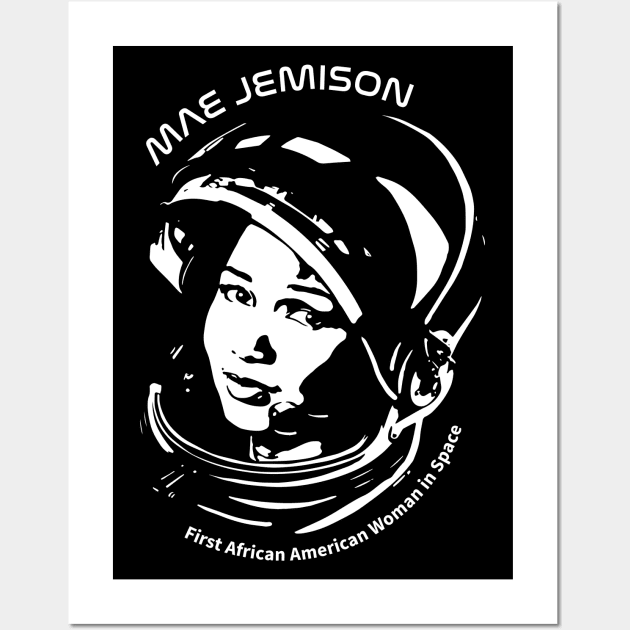 Women in Space: Mae Jemison Wall Art by photon_illustration